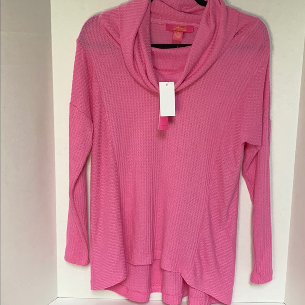 Catherine Malandrino lightweight pink tunic BNWT
